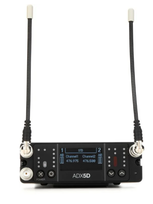 Shure ADX5D Axient Digital Dual-channel Portable Wireless Receiver